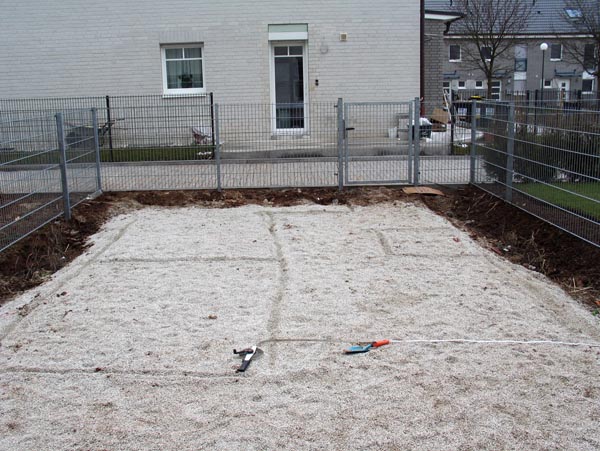 Vorher - Wohngarten Winter 2005